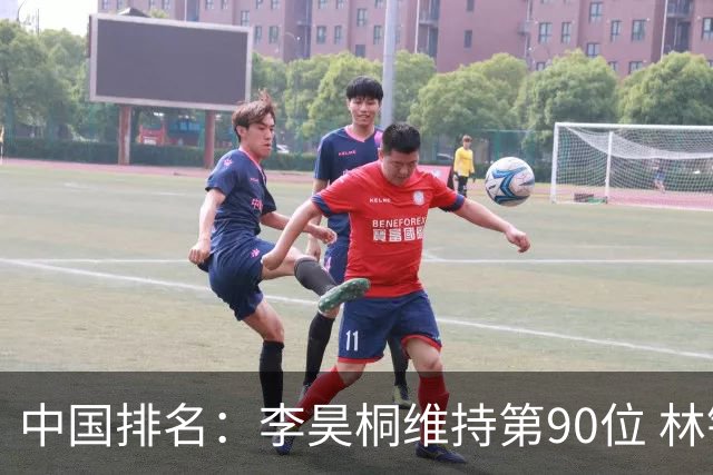 中国排名：李昊桐维持第90位 林钰鑫大幅提升